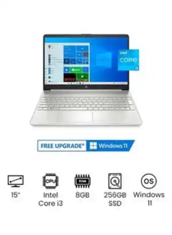 Noon 15-dy2091wm laptop with 15.6-inch hd display, 11th gen core i3-1115g4 processor/8gb ram/256gb ssd/intel iris graphics/windows offer