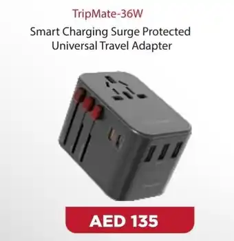 Eros TripMate-36W Smart Charging Surge Protected Universal Travel Adapter offer