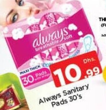 Nesto Always Sanitary Pads 30's offer