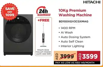 Eros Hitachi 10kg Premium Washing Machine offer