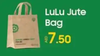 Lulu Hypermarket LuLu Jute Bag offer