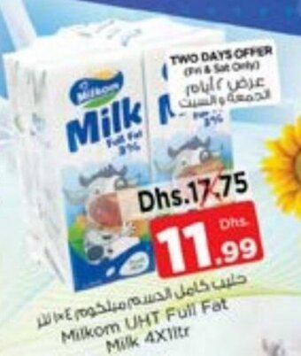 Nesto Milkom UHT Full Fat Milk 4x1ltr offer