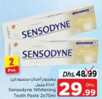 Nesto Sensodyne Whitening Tooth Paste 2x75ml offer