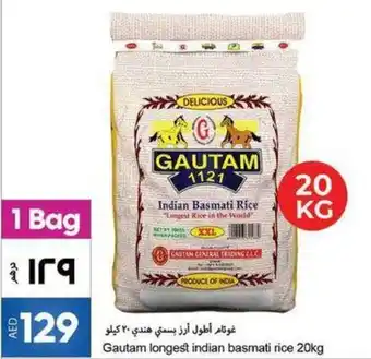 Rawabi Market Gautam longest indian basmati rice 20kg offer