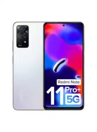 Noon Redmi note 11 pro+ dual sim phantom white 8gb ram 256gb 5g- indian version offer