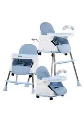 Noon Baybee 4 in 1 nora convertible high chair for kids with adjustable height and footrest baby toddler feeding booster seat with offer