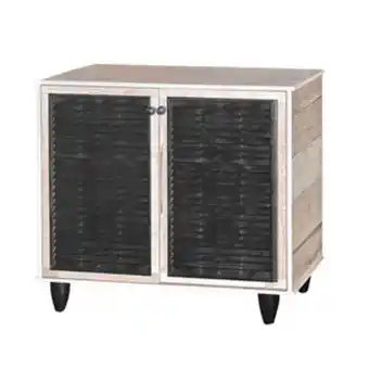Lulu Hypermarket Maple leaf shoe cabinet 2 door 88-lo light oak offer