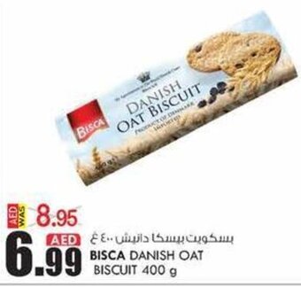 KM Trading Bisca Danish Oat Biscuit 400g offer