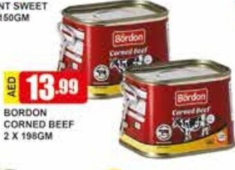 Safeer Market Bordon corned beef 2 x 198gm offer