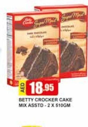 Safeer Market Betty crocker cake mix asstd - 2 x 510gm offer