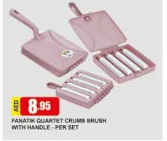 Safeer Market Fanatik quartet crumb brush with handle - per set offer
