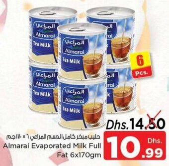 Nesto Almarai evaporated milk full fat 6x170gm offer