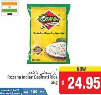 Union Coop Rozana Indian Basmati Rice 5kg offer