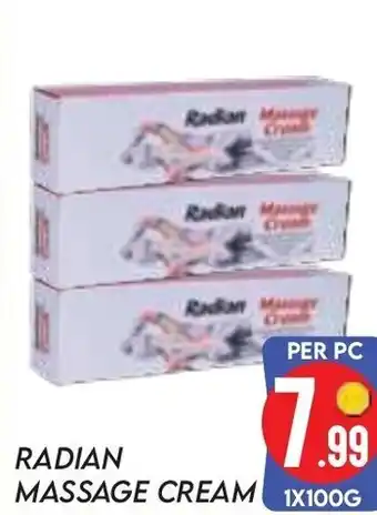 Day to Day Hypermarket Radian Massage Cream offer