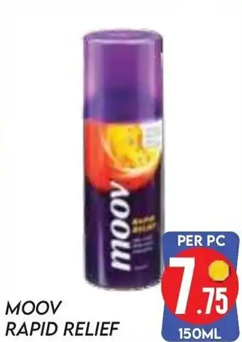 Day to Day Hypermarket Moov Rapid Relief offer