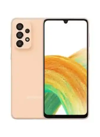 Noon Galaxy a33 dual sim awesome peach 6gb ram 128gb 5g - middle east version offer