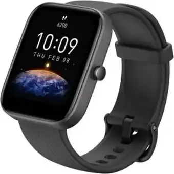 Lulu Hypermarket Amazfit bip 3 (a2172-bip-3-black) smart watch for women, health & fitness tracker with 1.69" large color display,14-day batte offer