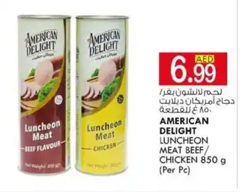 KM Trading American delight luncheon meat beef 850g (per pc) offer