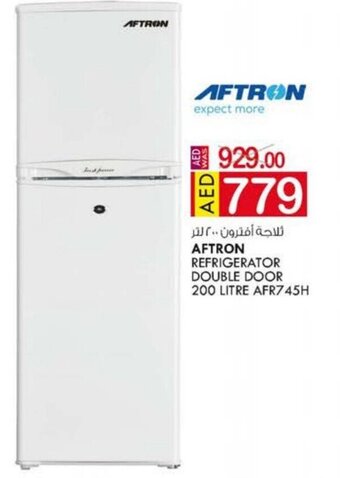 KM Trading Aftron refrigerator double door 200 litre afr745h offer