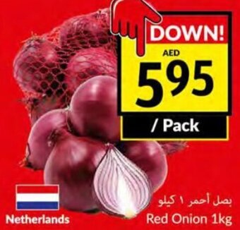 Viva Red onion 1kg per pack offer