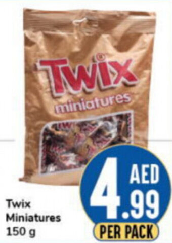 Day To Day Twix Miniatures 150g offer