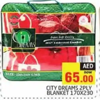 Pasons City Dreams 2Ply Blanket 170x230 offer