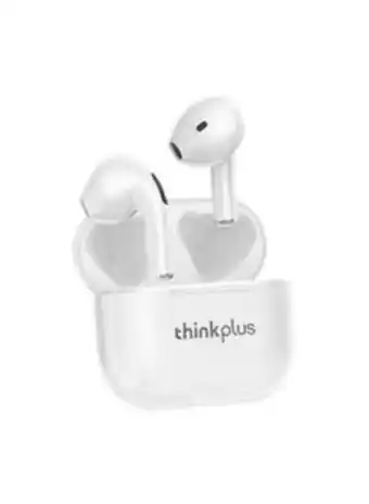 Noon Thinkplus new version lp40 tws bluetooth 5.0 earphone wireless earbuds hifi stereo bass enc noise reduction type-c white offer