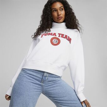 Puma team relaxed french terry sweatshirt women