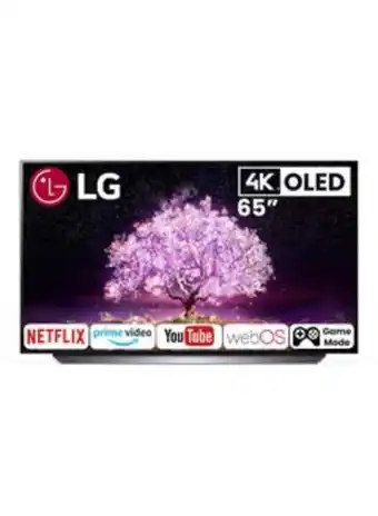 Noon Oled tv 65 inch c1 series cinema screen design 4k hdr webos smart with thinq ai pixel dimming oled65c1pva-amag silver offer