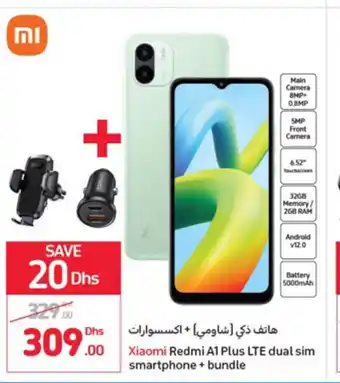 Carrefour Xiaomi redmi a1 plus lte dual sim smartphone + bundle offer