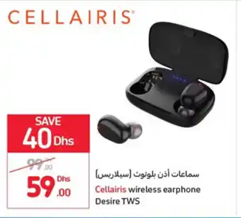 Carrefour Cellairis wireless earphone desire tws offer