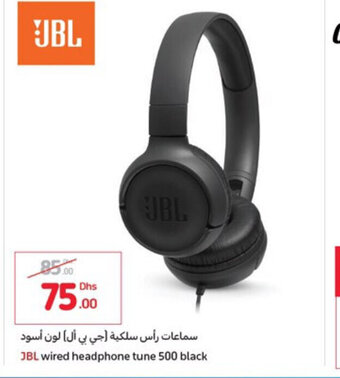 Carrefour Jbl wired headphone tune 500 black offer