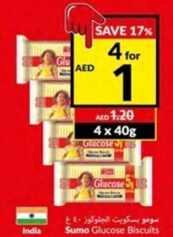 Viva Sumo Glucose Biscuits 4 x 40g offer