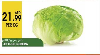 Almaya supermarket Lettuce Iceberg Per Kg offer