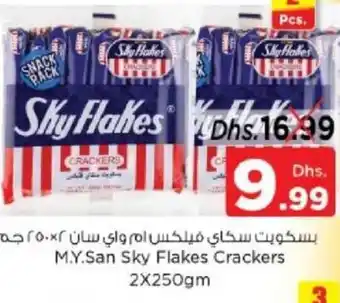 Nesto M.Y.San Sky Flakes Crackers 2x250gm offer