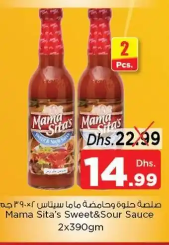 Nesto Mama Sita's Sweet & sour Sauce 2x390gm offer