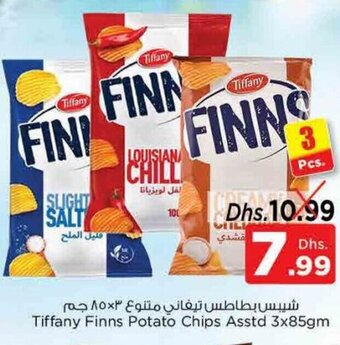 Nesto Tiffany Finns Potato Chips Asstd 3 x 85gm offer