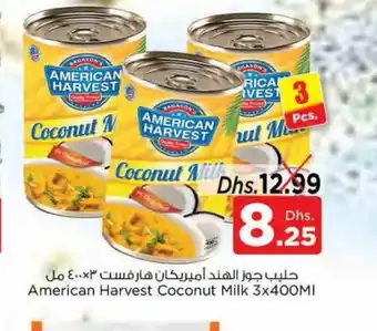 Nesto American Harvest Coconut Milk 3 x 400ml offer