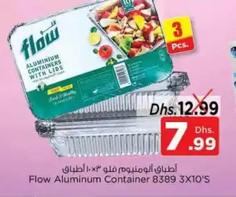 Nesto Flow Aluminum Container 8389 3 x 10's offer