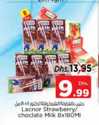 Nesto Lacnor strawberry 8 x 180ml offer