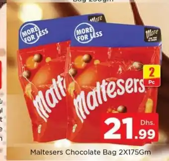 Nesto Maltesers chocolate bag 2 x 175gm offer