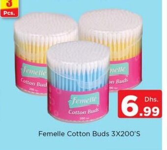 Nesto Femelle cotton buds 3 x 200's offer