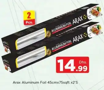 Nesto Arax aluminum foil 45cm x 75sqft x 2's offer