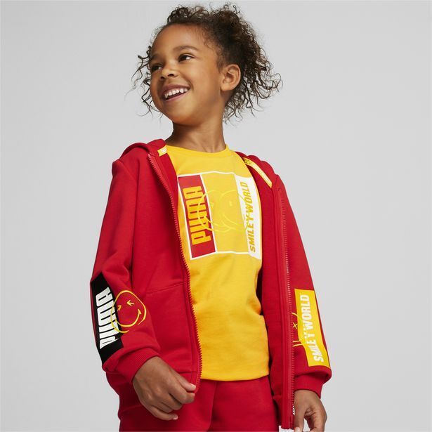 Puma Puma x smileyworld full-zip hoodie kids offer