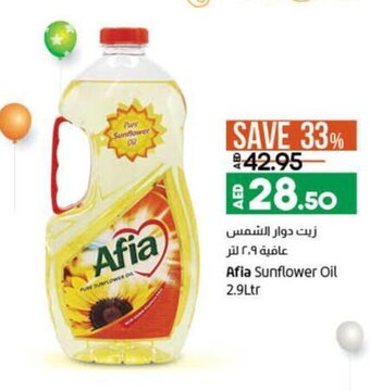 Lulu Hypermarket Afia sunflower oil 2,9ltr offer