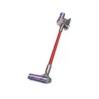 Lulu Hypermarket Dyson v8 extra cordless vacuum cleaner, 0.54 litre, 115 air watts, silver/red offer