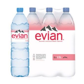 Lulu Hypermarket Evian natural mineral water 1.5 litres 4 + 2 offer