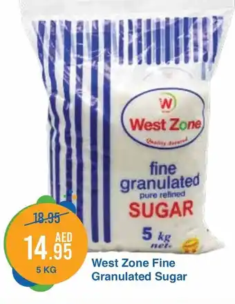 West Zone Supermarket Granulated sugar 5kg offer
