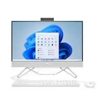 Jumbo Hp-24-cb1006ne-wh core i5-1235u 8gb ram 256gb ssd 1tb hdd nvidia geforce mx450 2gb graphics 23.8"fhd aio desktop, white offer