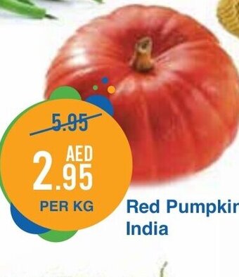 West Zone Supermarket Red pumpkin per kg offer